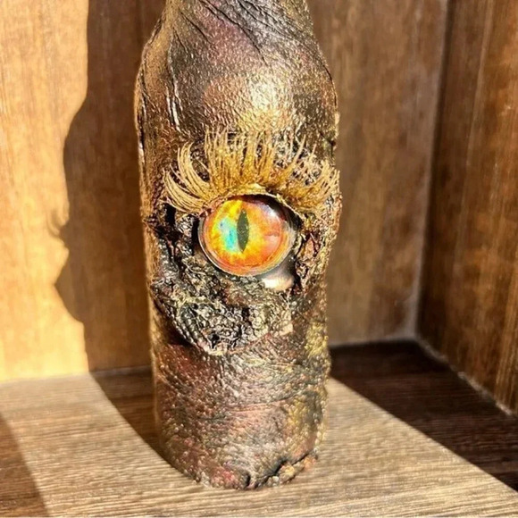 NEW Potion Bottle Art Mixed Media Halloween Potion Bottle Apothecary Spell Jar - Picture 11 of 12